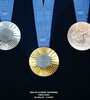 El detalle de las medallas de los Juegos de París 2024 (Fuente: AFP)