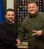 Zelensky y el comandante Valerii Zaluzhny en mejores tiempos. (Fuente: EFE)