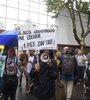 Los isleños llevaron su reclamo hasta la Ciudad de Buenos Aires.  (Fuente: Télam)