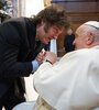 &quot;Te cortaste el pelo&quot;, le dijo el Papa a Milei. (Fuente: NA) (Fuente: NA)