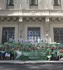 Activistas de diferentes colectivos feministas y de diversidad sexual se manifestaron ayer. (Fuente: Sebastián Vargas)