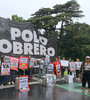 Las manifestantes afirmaron que "las ollas están vacías". (Fuente: Twitter Radio Nacional Rosario)