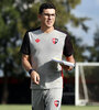 El técnico de Newell's Mauricio Larriera.