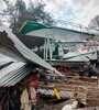 Destrozos en el Aeroclub de 9 de Julio a causa del temporal. (Fuente: NA)