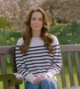 Kate Middleton durante el video que grabó para hablar del cáncer con el que convive.