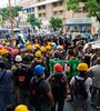 Cientos de trabajadores de AYSA, que integran cooperativas, protestaron ayer por sueldos adeudados. (Fuente: ATE Capital)
