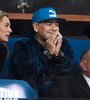 Maradona junto a su entonces novia Rocío Oliva en la final de Zagreb (Fuente: AFP)