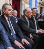 Los jueces de la Corte Suprema Horacio Rosatti, Juan Carlos Maqueda, Carlos Rosenkrantz y Ricardo Lorenzetti. (Fuente: Prensa Senado)