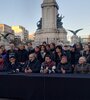 La conferencia de prensa de los movimientos sociales después de los allanamientos.