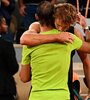 El saludo de Nadal y Zverev en Roland Garros 2022 (Fuente: AFP)