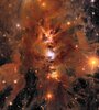 Una de las regiones más brillantes del "vivero estelar" Messier 78 (Fuente: AFP)