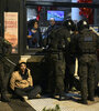 Efectivos de la policía durante una de las detenciones en inmediaciones del Congreso (Fuente: AFP)