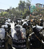 Militares se movilizan a Plaza Murillo durante el intento de golpe. (Fuente: AFP)