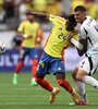 Costa Rica no pudo frenar a Colombia, que sacó su segunda victoria al hilo (Fuente: AFP)