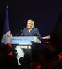 Marine Le Pen festejó en la primera vuelta pero debe revalidar el próximo domingo.