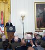 El presidente Joe Biden durante una ceremonia en la Casa Blanca (Fuente: EFE)