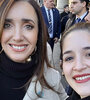 La diputada santafesina Rocío Bonacci con la vicepresidenta Villarruel