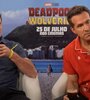 La reacción de Ryan Reynolds y Hugh Jackman al probar el fernet. Captura TV