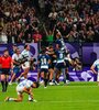 Los Pumas sufrieron un golpazo inesperado en cuartos de final. (Fuente: @París2024)