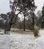 Nieve en Buenos Aires: Bahía Blanca y Sierra de la Ventana se tiñeron de blanco por las bajas temperaturas (Fuente: Capturas de pantalla)