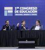 La apertura del Primer Congreso de Educación, en San Martín.