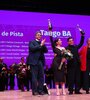 Jorge Macri fue silbado al entregar el premio en categoría Pista. (Fuente: NA)