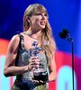 Taylor Swift fue la artista más nominada con un total de 12 consideraciones (Fuente: AFP)