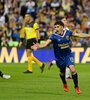 Malcorra festeja pero sus dos goles no le alcanzaron al equipo (Fuente: Sebastián Granata)