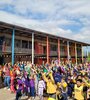 El colegio del barrio popular Las Tunas, en General Pacheco. Imagen: Facebook Colegio María de Guadalupe.