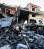 Una casa destruida por un bombardeo israelí cerca de Sidon, Líbano. (Fuente: EFE)