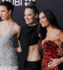 Margaret Qualley, Coralie Fargeat y Demi Moore, el trío de "La sustancia" (Fuente: AFP)