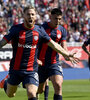 Iker Muniain, figura de la tarde en el Bajo Flores. (Fuente: Fotobaires)