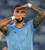 Valentín Castellanos celebra el primero de sus golazos en el éxito de Lazio (Fuente: AFP)