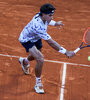 Comesaña durante su encuentro ante Varillas (Fuente: Buenos Aires Challenger)