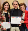 Cecilia Cabral, Guillermo Blanco y Laura Kornblihtt, los científicos. (Fuente: Gentileza)