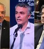 Barletta (UCR), Paulón (PS) y Martínez (PJ) ratificaron el rechazo al veto de Milei. (Fuente: Imagen web)