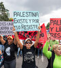 Manifestación proplestina en Caracas, Venezuela. (Fuente: EFE)