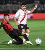 Marcos Acuña, convocado para la Selección, salió por precaución. (Fuente: NA)