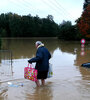 Inundaciones en Pommeuse, Seine-et-Marne department, en el este este de París. (Fuente: AFP)