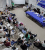 La asamblea de docentes públicos. (Fuente: Gentileza)