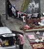 Desplazados libaneses en las calles de Beirut. (Fuente: EFE)