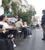 Clase pública frente a la Facultad de Economía de la UBA. (Fuente: Leandro Teysseire)