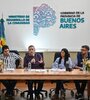 El ministro Andrés Larroque en la presentación de la nueva estructura. (Fuente: Archivo)