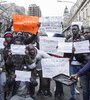 Durante la gestión Garro, la comunidad senegalesa protagonizó reiteras protestas denunciando persecución.  (Fuente: Redes sociales)