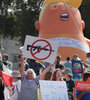 El "Baby Trump", icono de las manifestaciones contra el mandatario.  (Fuente: AFP)