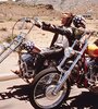 Fonda y Dennis Hopper en la carretera, en 1969.