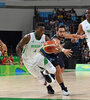 Nigeria y Argentina se vieron las caras en Río 2016, con triunfo latino por 94-66. (Fuente: AFP)