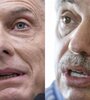 Mauricio Macri y Alberto Fernández. Dos voces en el teléfono.