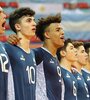 Los chicos de la Sub 19 en Túnez. (Fuente: FeVA prensa)