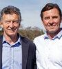 El legislador tucumano Luis Brodersen junto al presidente Macri.